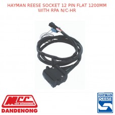 HAYMAN REESE SOCKET 12 PIN FLAT 1200MM WITH RPA N/C-HR
